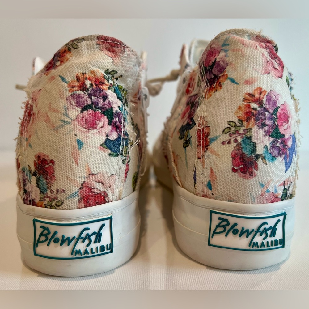 Blowfish Floral Side Sip Sneakers Size 7.5 Women’s - Picture 7 of 13